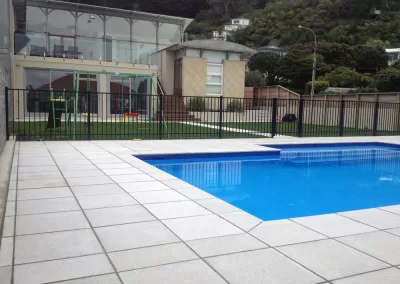 Bianco Honed Veneto Pool Pavers